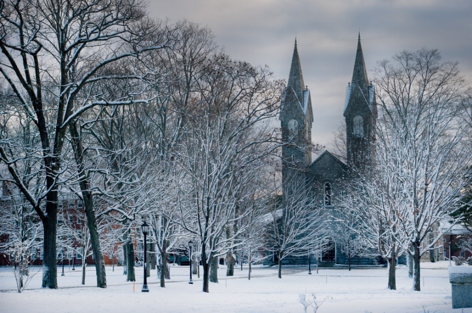The Chapel at Bowdoin College Campus