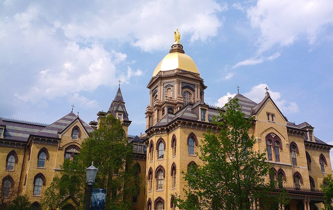 Main Building At The University Of Notre Dame