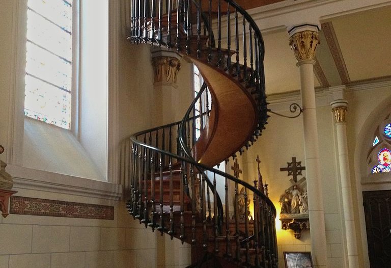 Miraculous staircase in the Loretto Chapel
