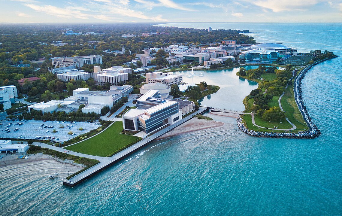 Aerial Photograph of Northwestern University