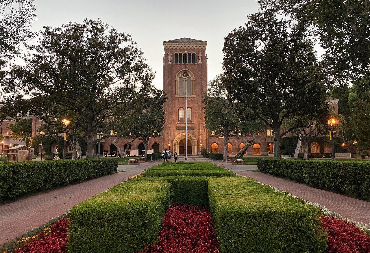Bovard Auditorium At Dusk, University Of Southern California