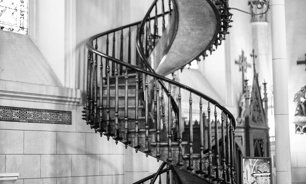 Loretto Chapel's spiral staircase