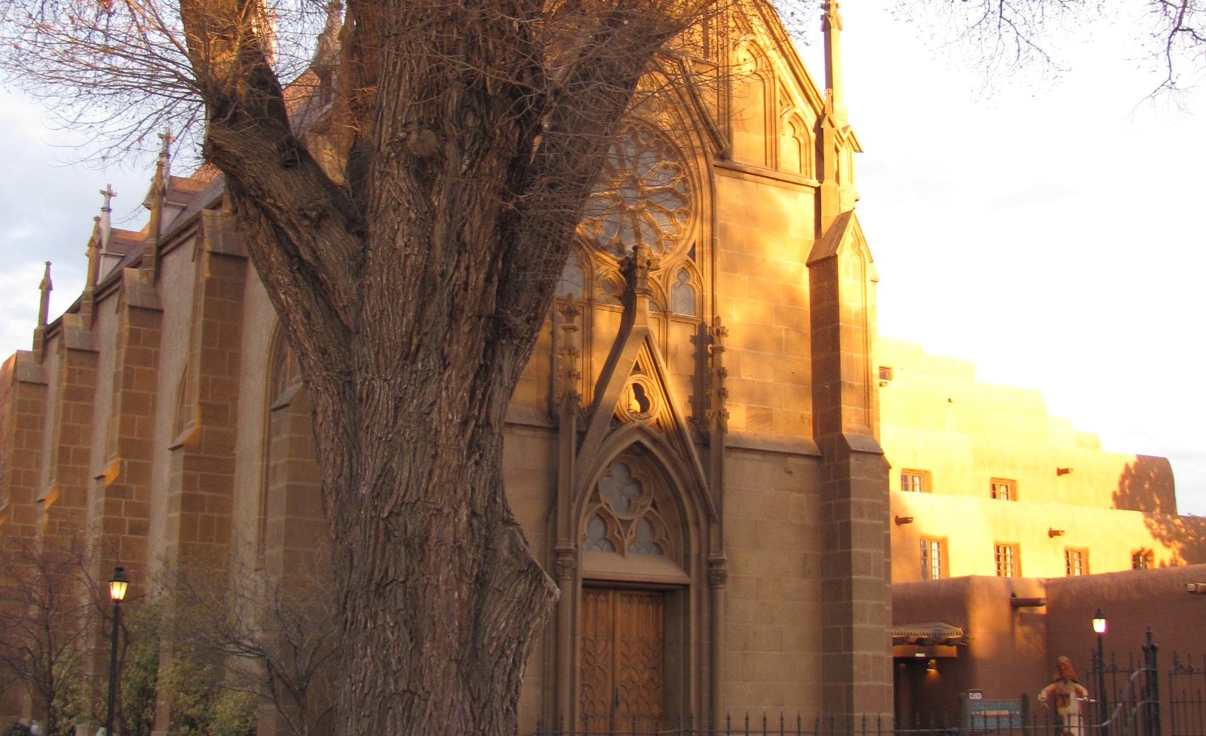 Front View of Loretto Chapel, Santa Fe