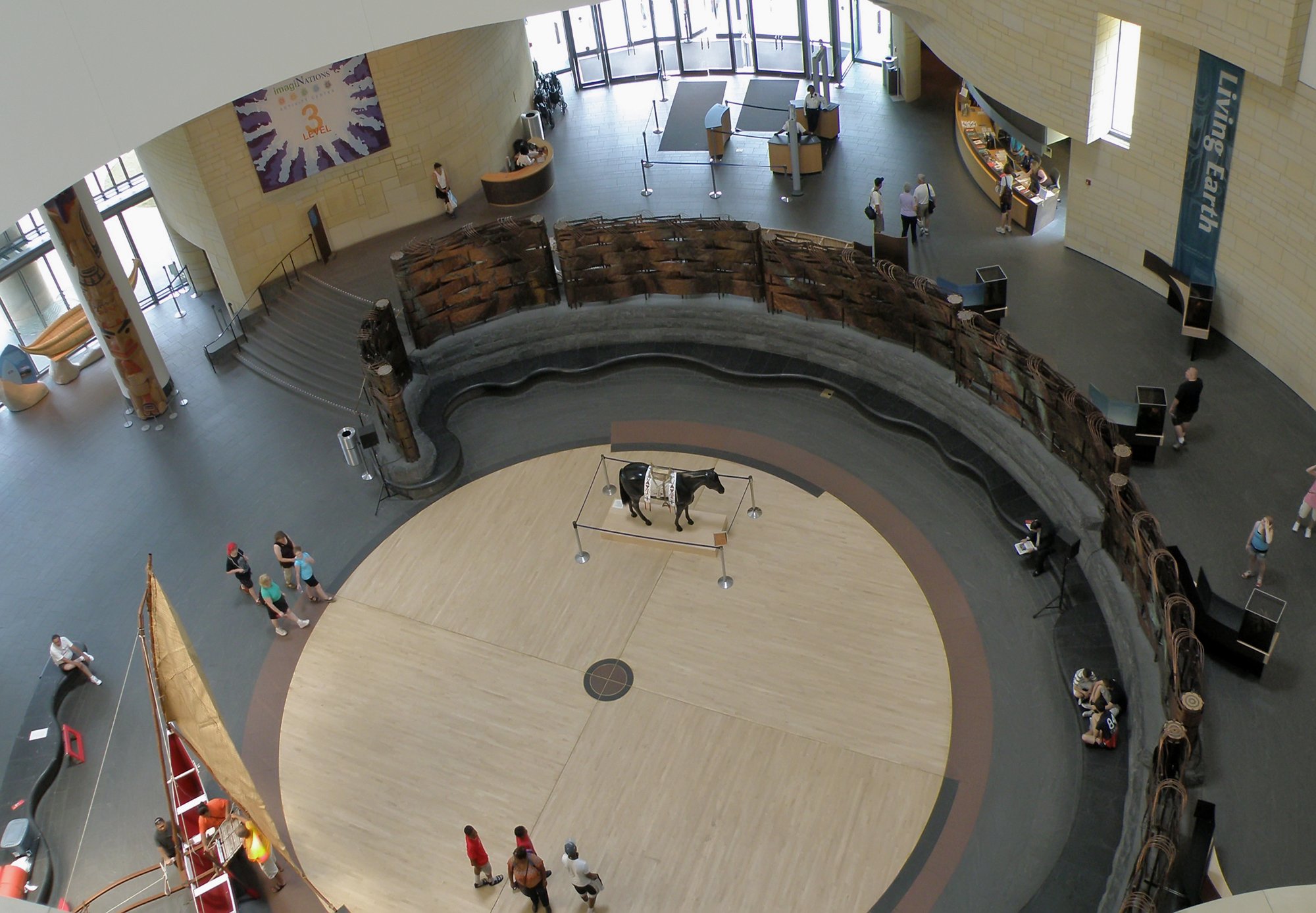 Interior of the National Museum of the American Indian