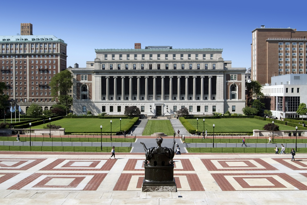 The campus of New York City's Columbia University