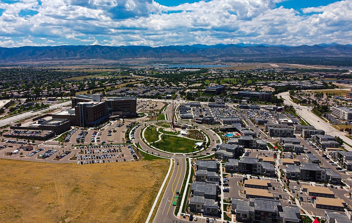 Aerial photo of Highlands Ranch, Colorado