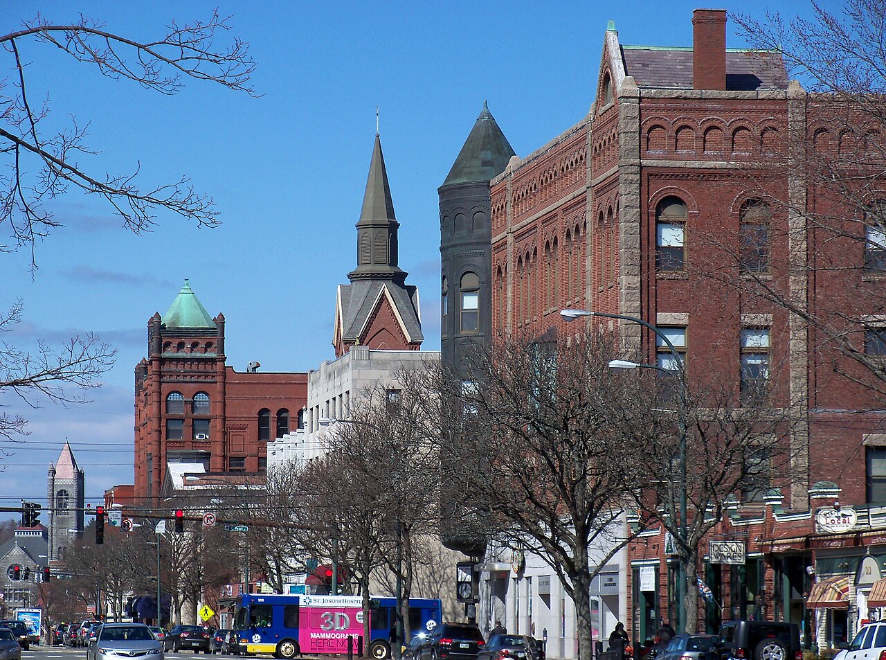 Main Street, Nashua, New Hampshire, USA