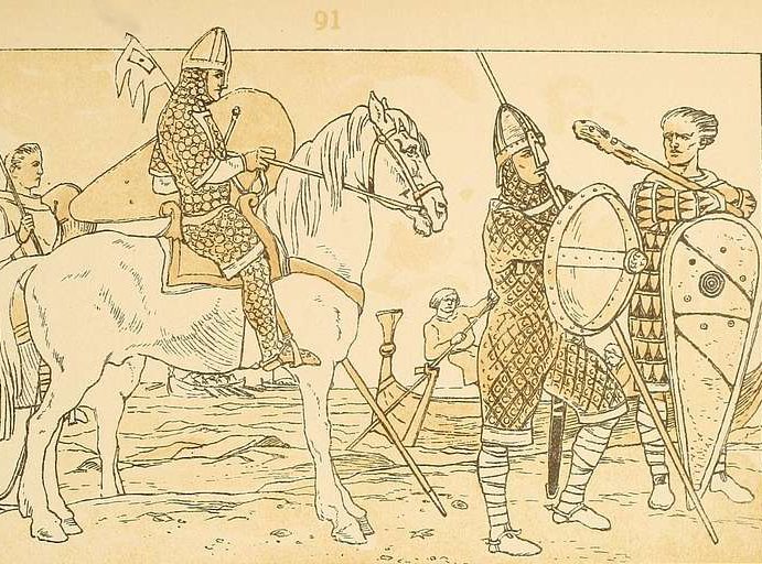 Anglo-Saxon warriors