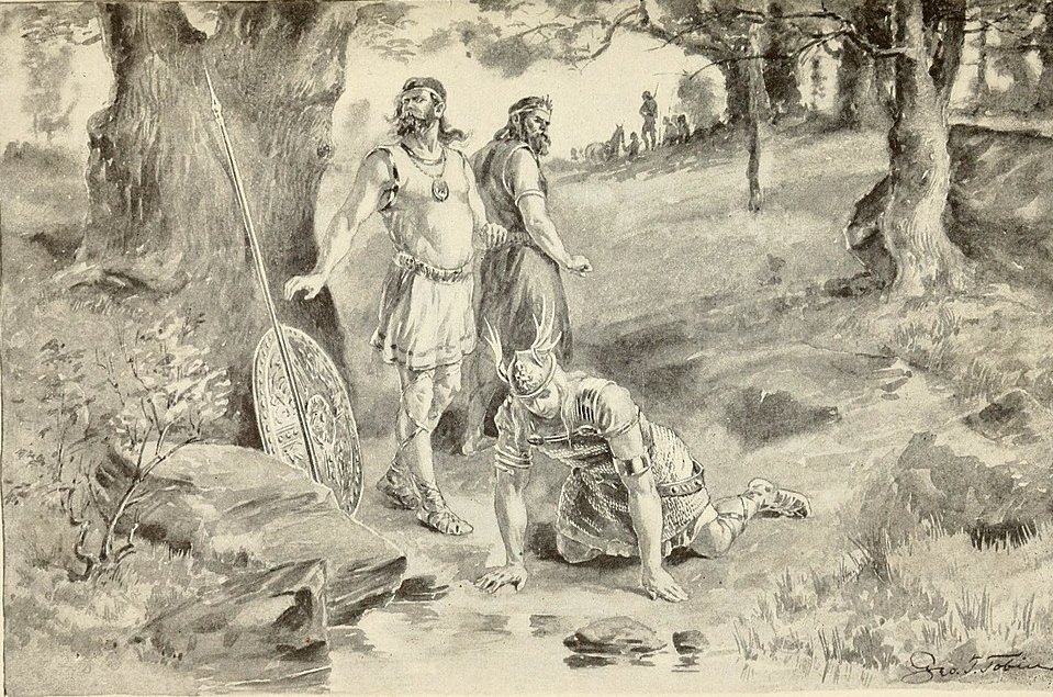 An illustration of the Anglo-Saxons