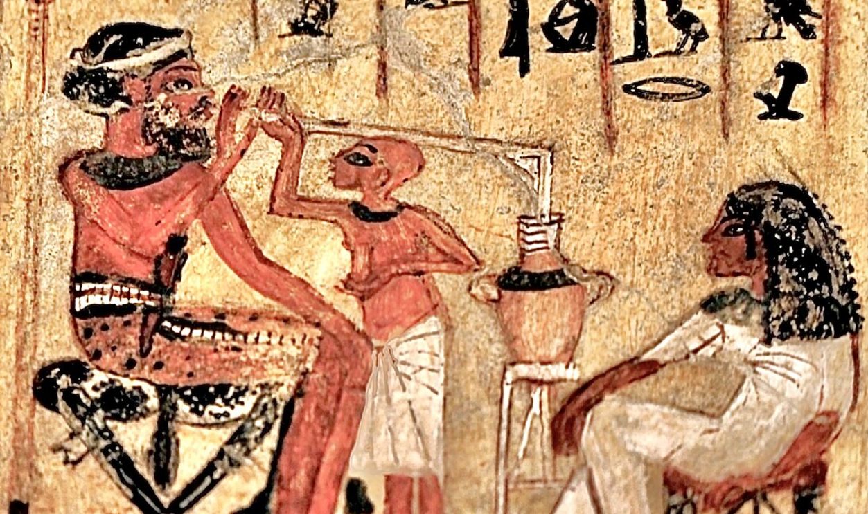 Ancient Egyptian Drinking