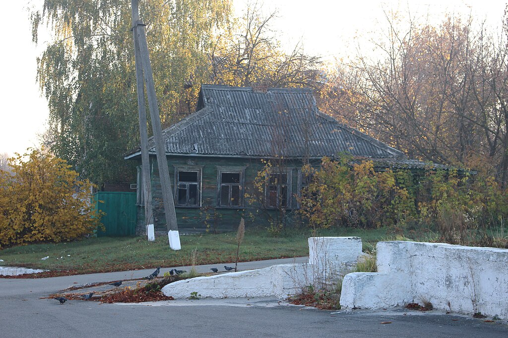 Abandoned house in Chernobyl, Ukraine