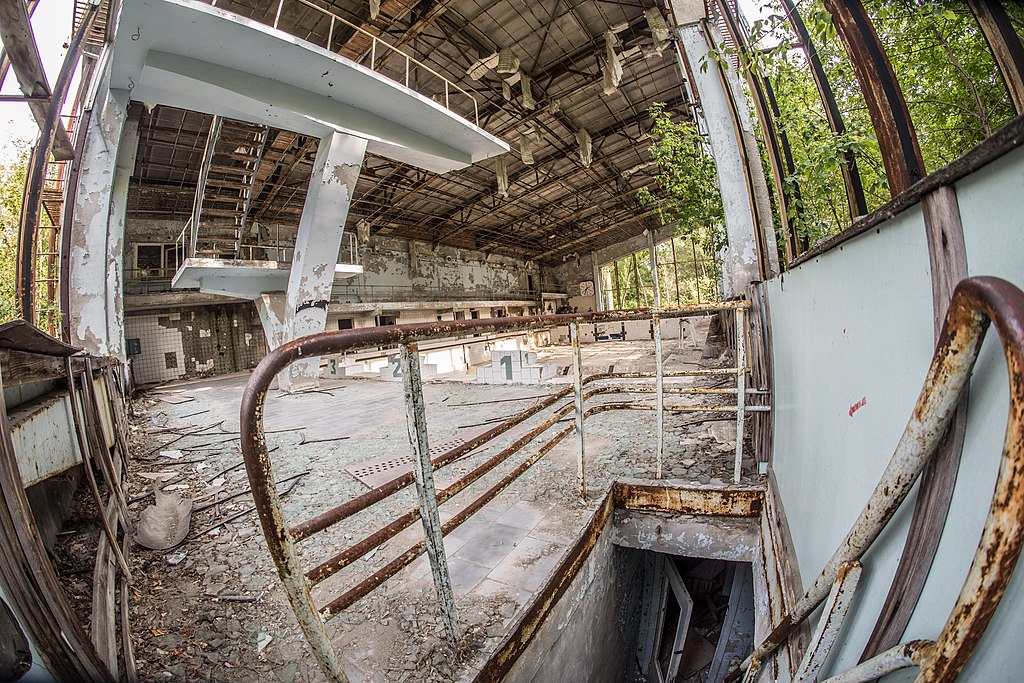 Swimming pool in Chernobyl