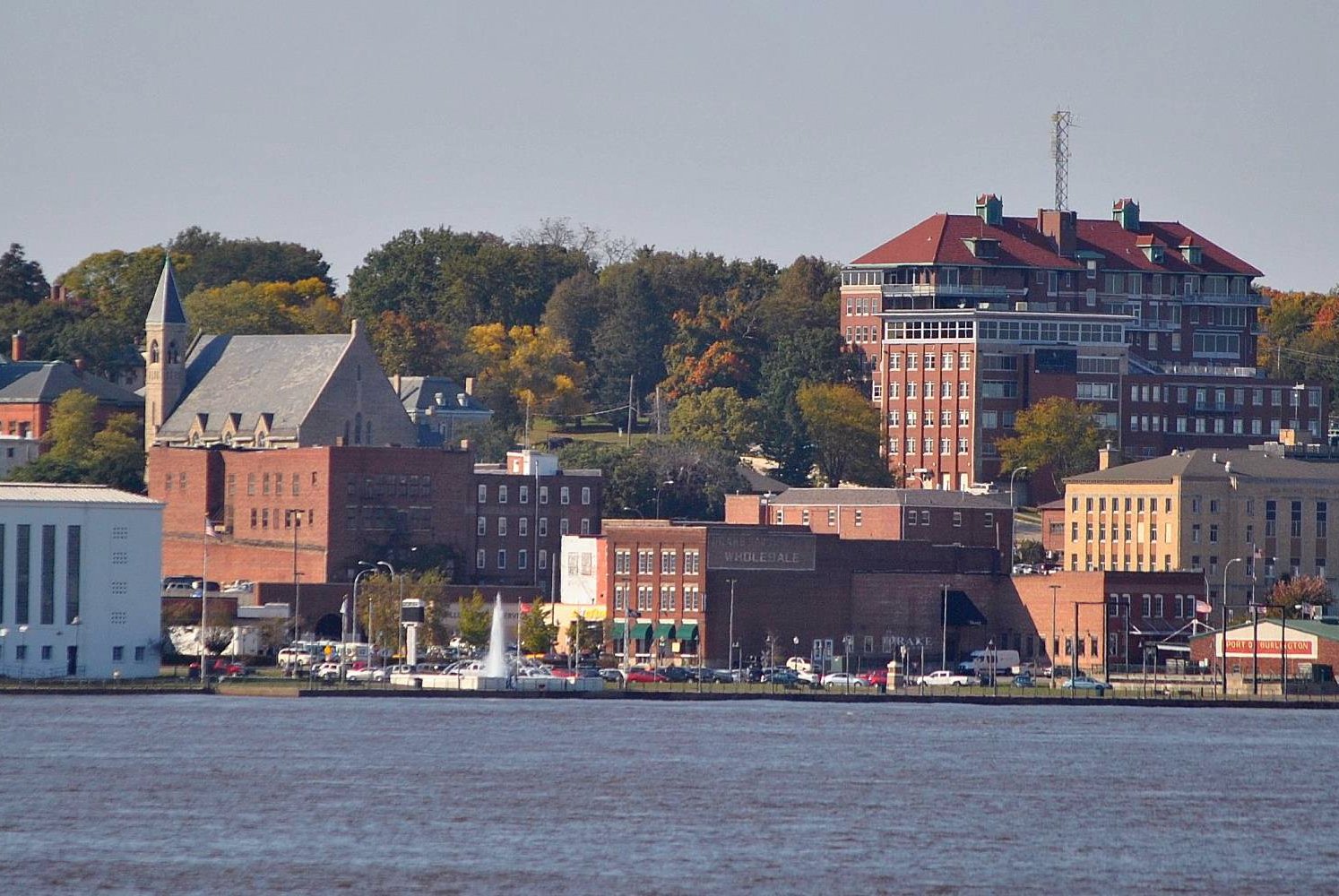 Burlingtoni Skyline Iowa