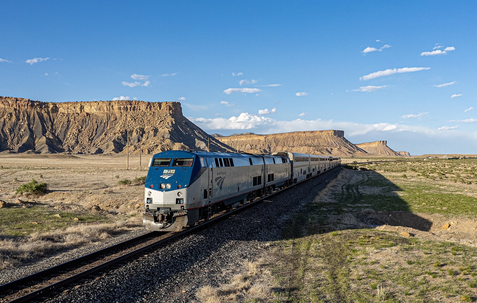 California Zephyr At Book Cliffs, May 2021
