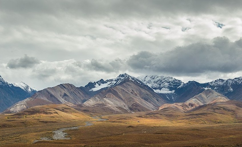  Alaska landscape, United States.