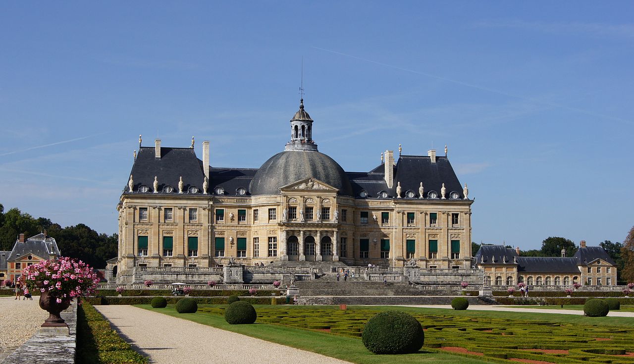 The castle of Vaux-le-Vicomte in Seine-et-Marne, France - 2010