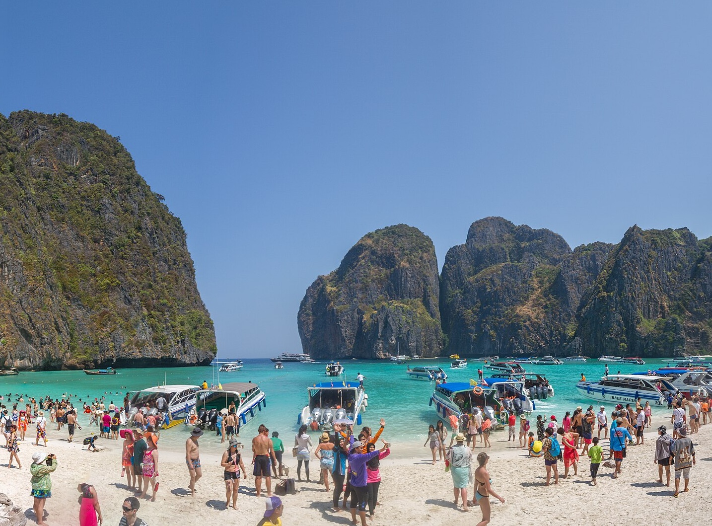 Maya Bay Panoramic View