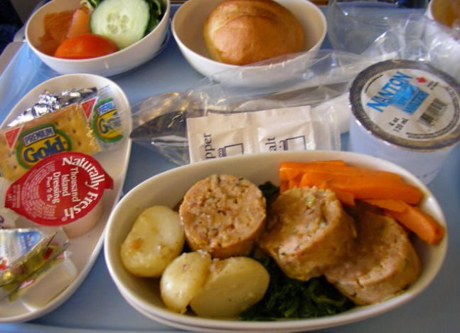 Singapore Airlines inflight meal