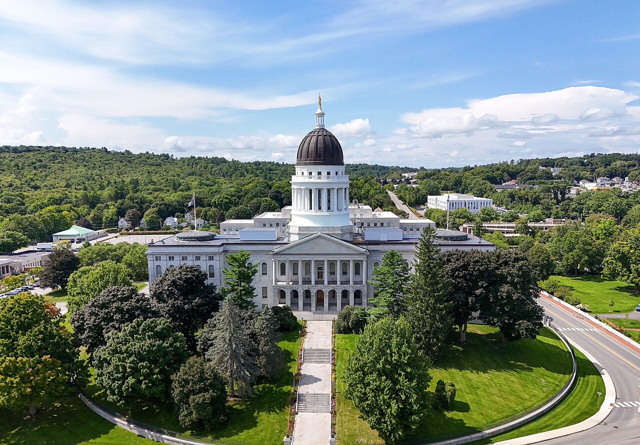 Maine State House Exterior View