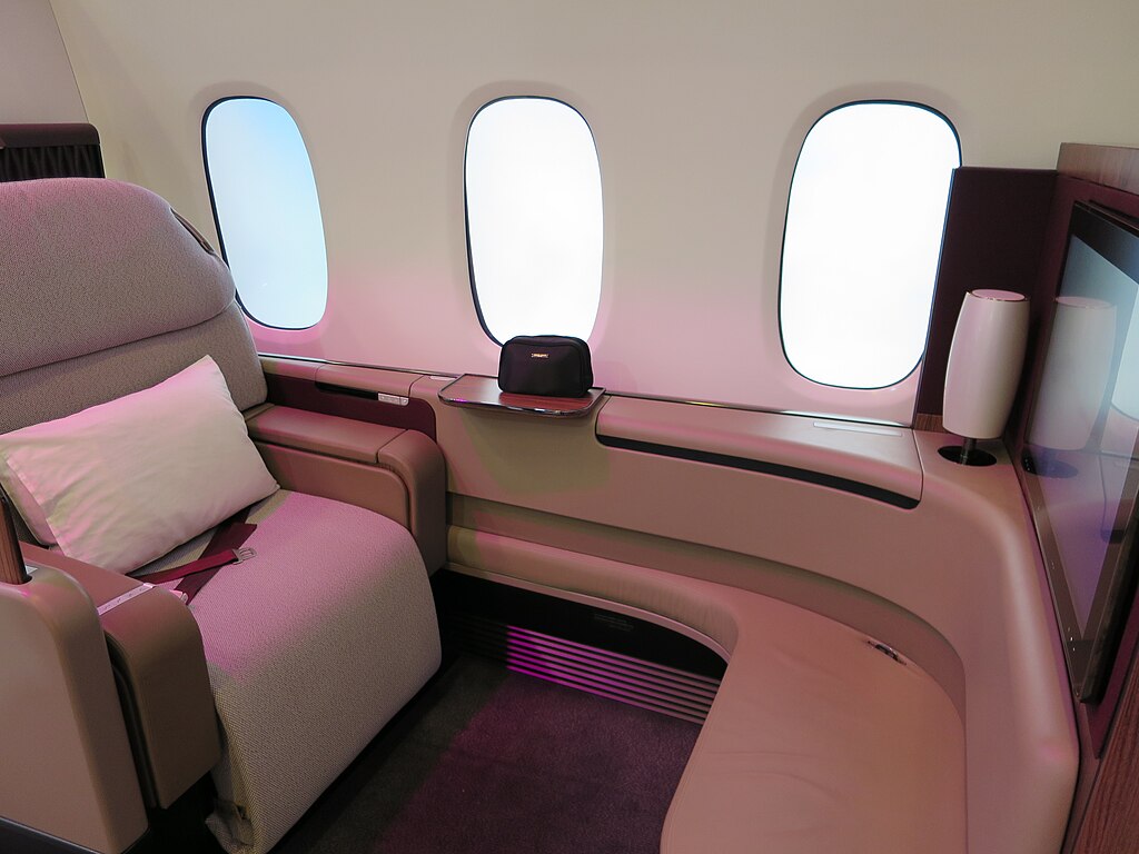 Qatar Airways cabin