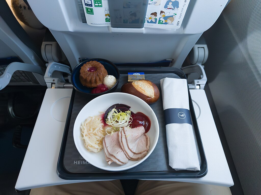 Lufthansa Airline Meal 