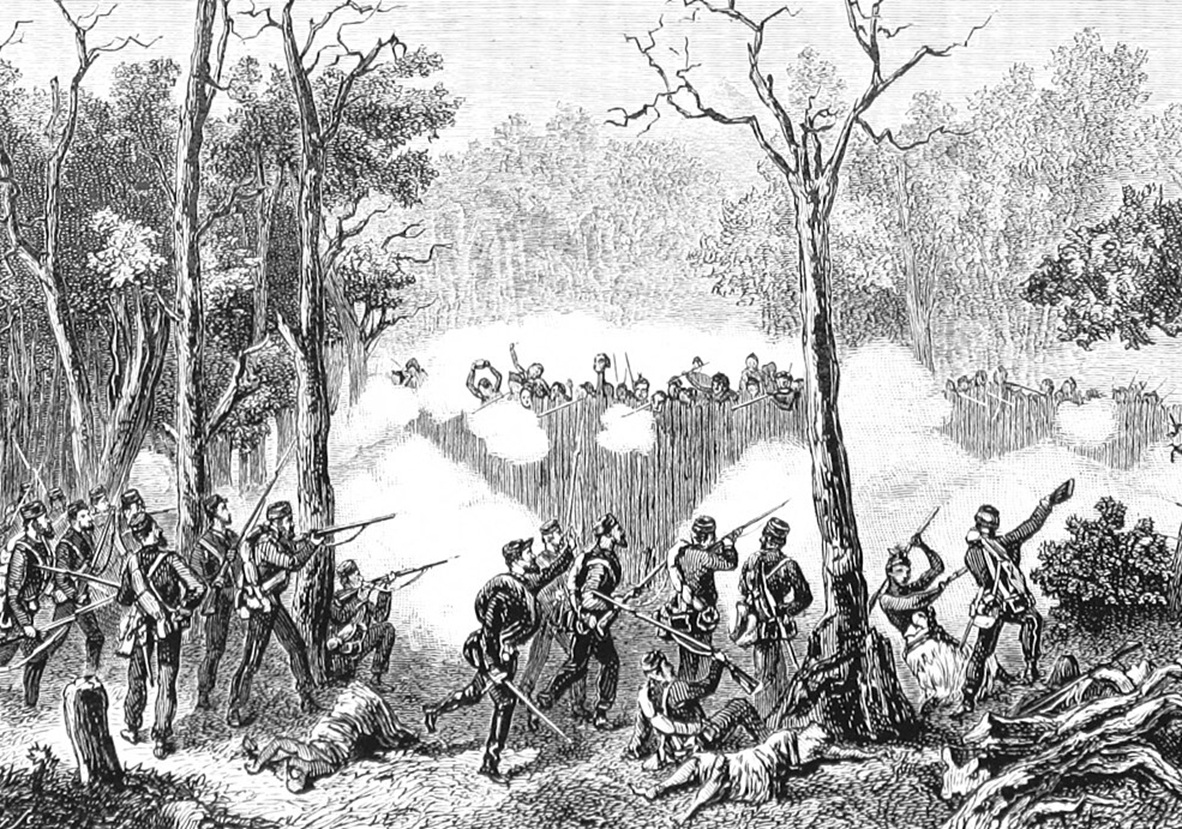 Attack On A Maori Pah - 1873