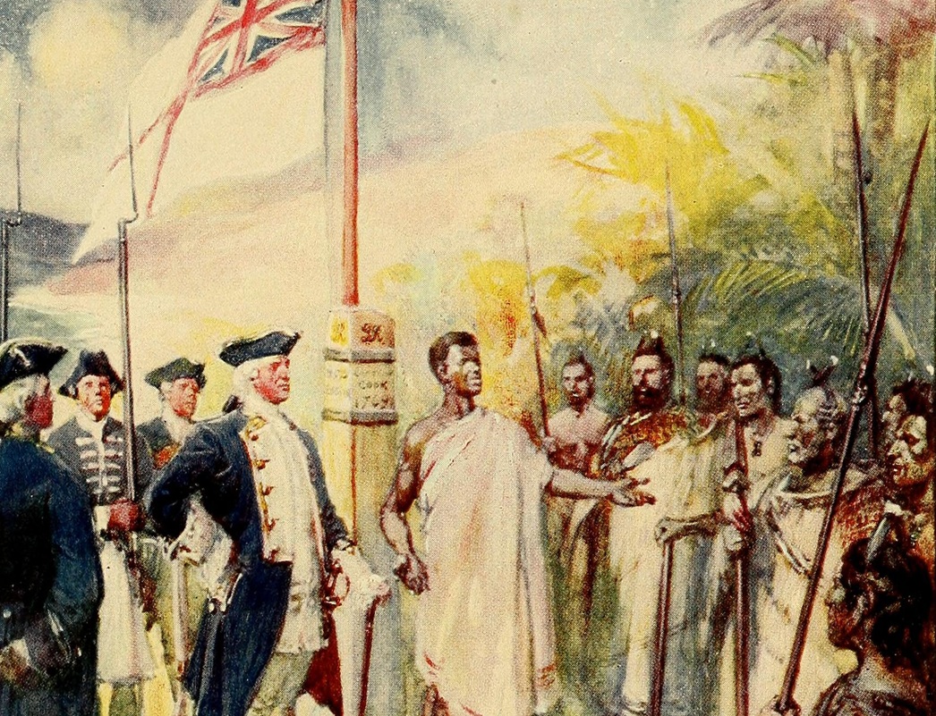 Cook told the Maoris that he had come to set a mark upon their islands