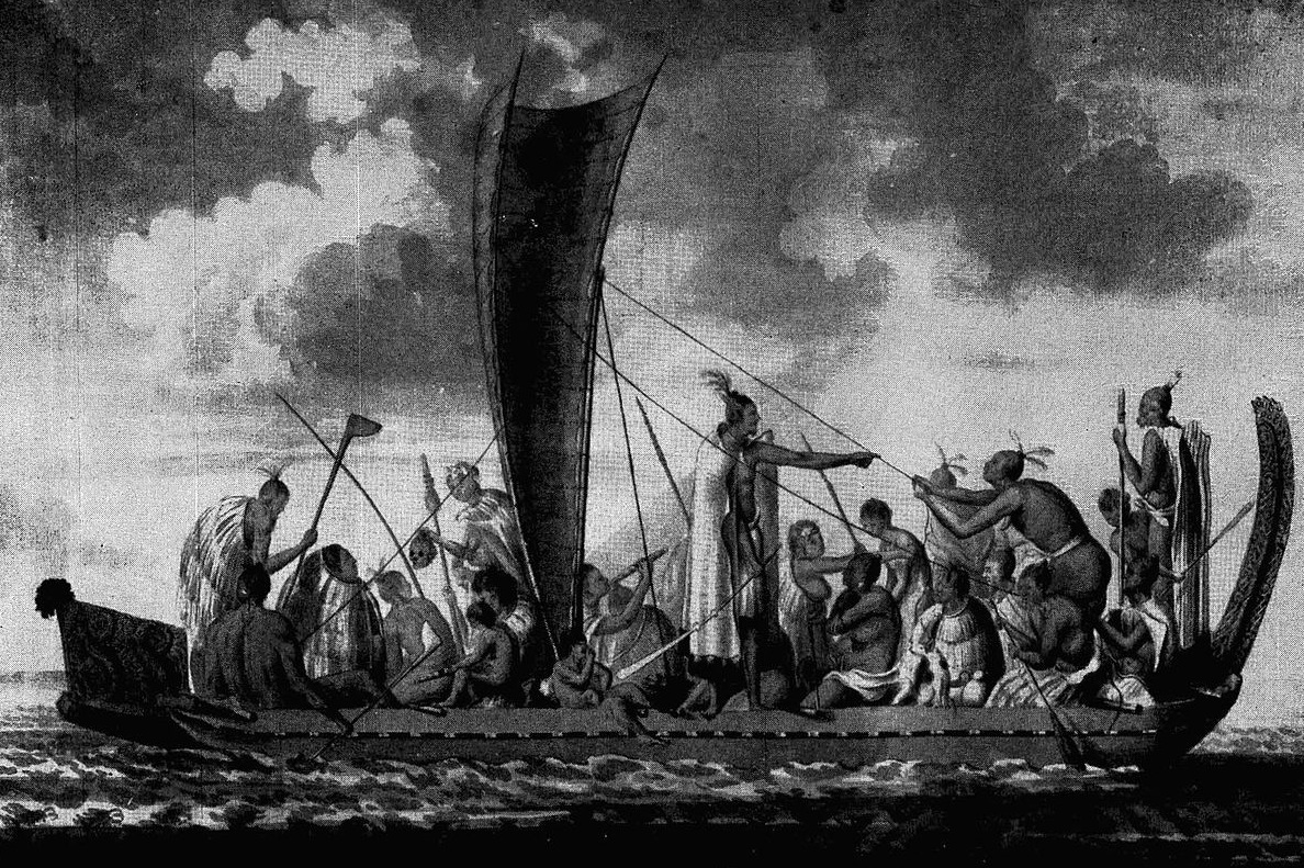 New Zealand War Canoe, 1769-71