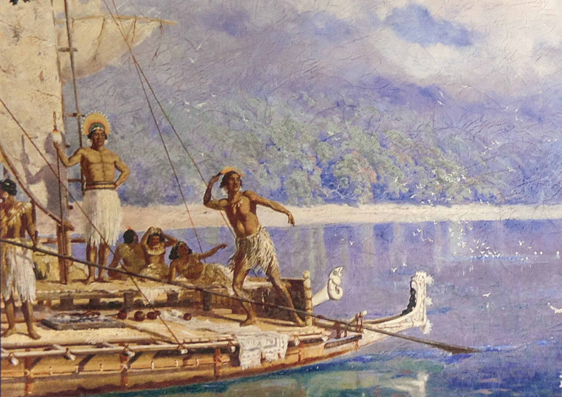 Maori Arrival - The Legend of the Voyage to New Zealand - 1912