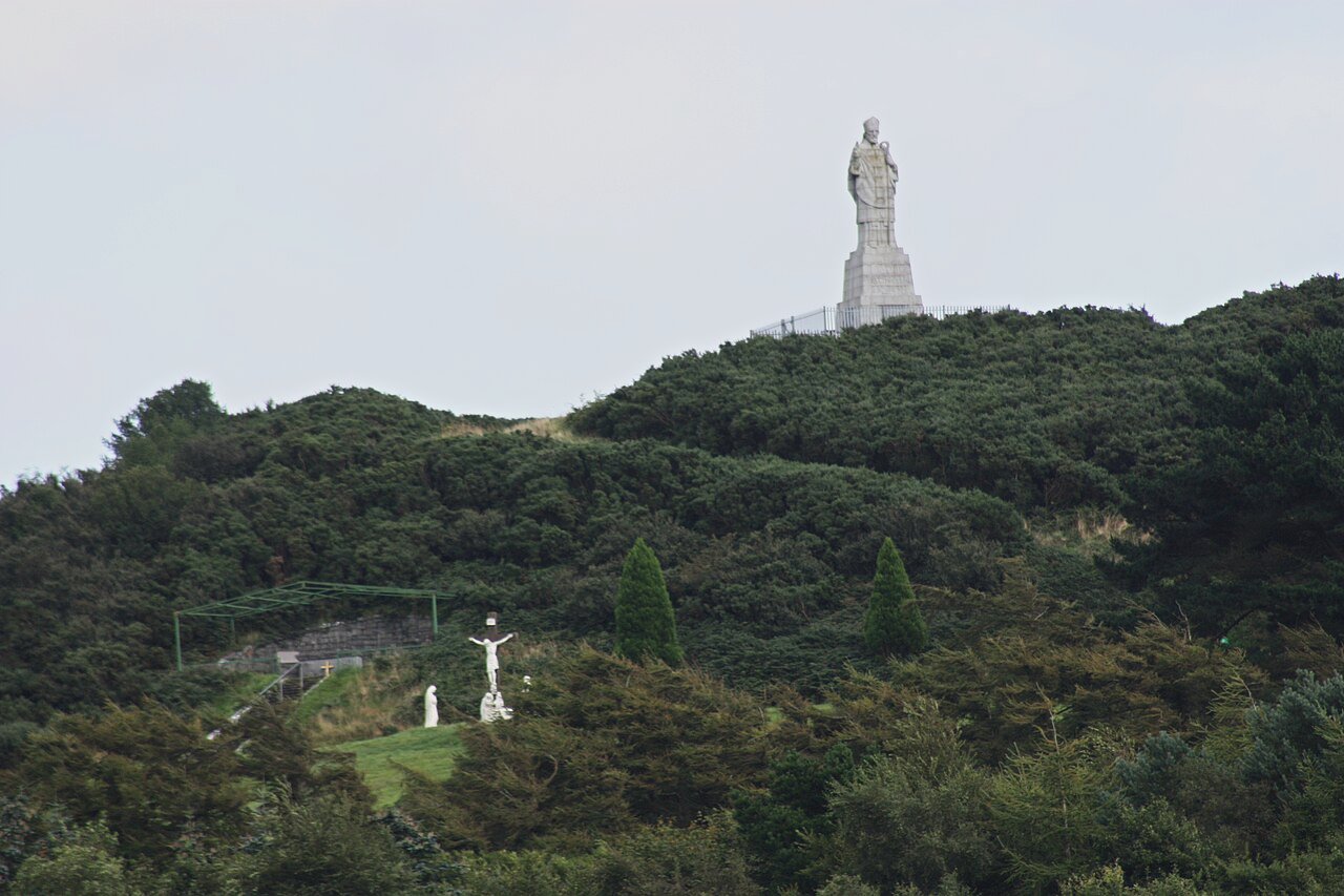 Statue of St Patrick on Slieve Patrick, Saul, County Down