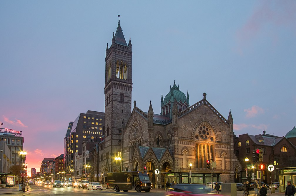 Old South Church at sunset