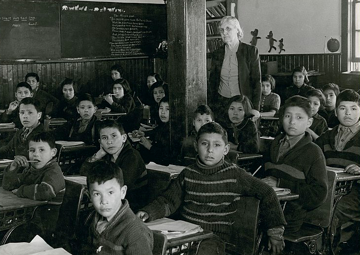 Cree students from Lac La Ronge, Saskatchewan