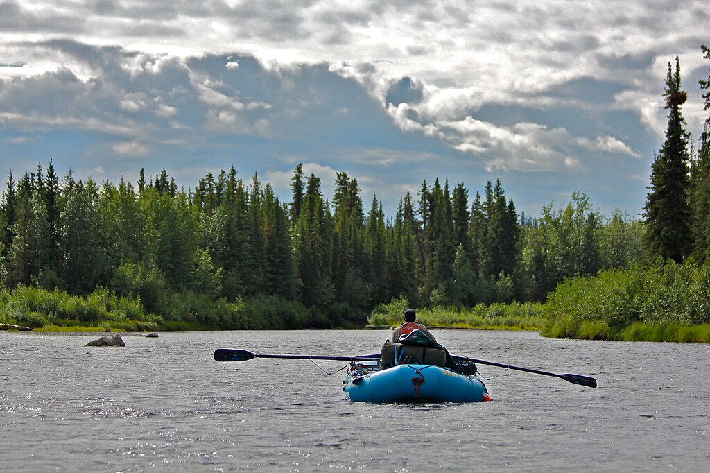 Gulkana Wild and Scenic River in Alaska