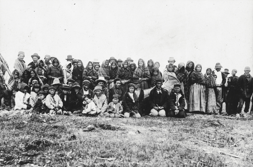 Group Of Woodland Cree People