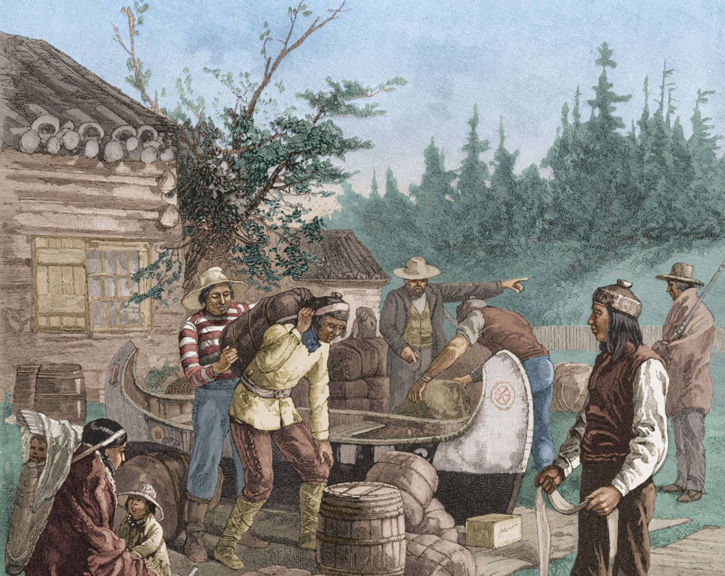 Trading at an HBC trading post