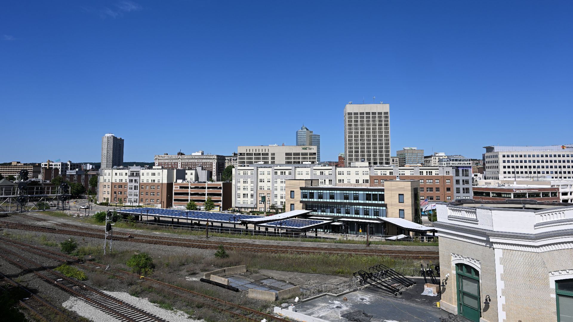 File:Worcester Skyline seen from Union Station Parking Garage No Pixel Shift.jpg