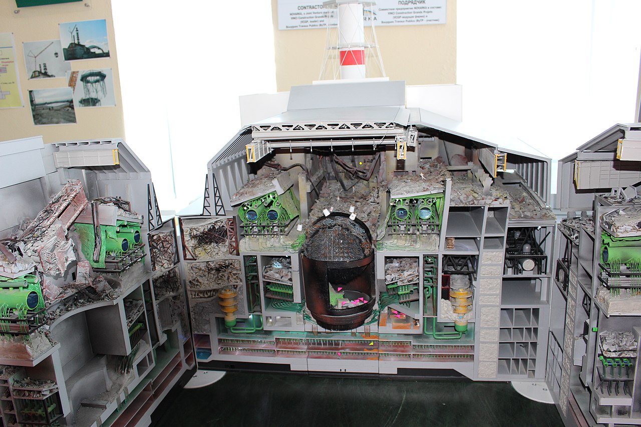 Chernobyl Reactor 4 Model Inside