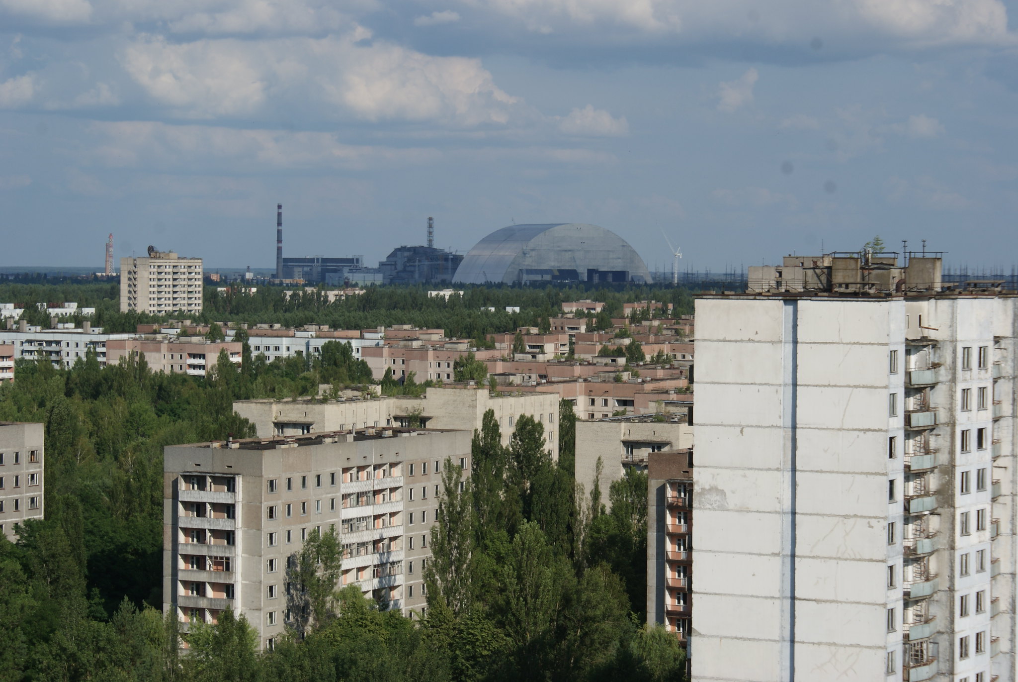 Pripyat with Chernobyl Power Station