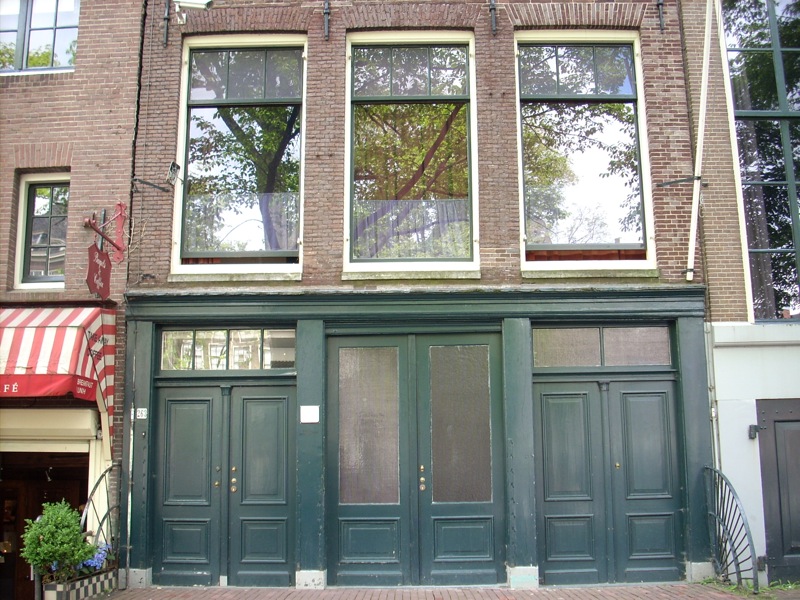 Anne Frank House on the Prinsengracht in Amsterdam