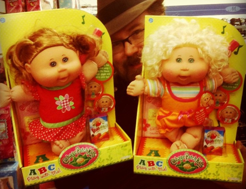 Cabbage Patch Kids in store.