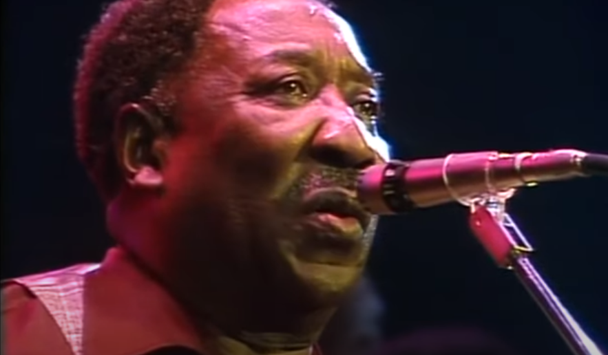 Closeup shot of musician Muddy Waters