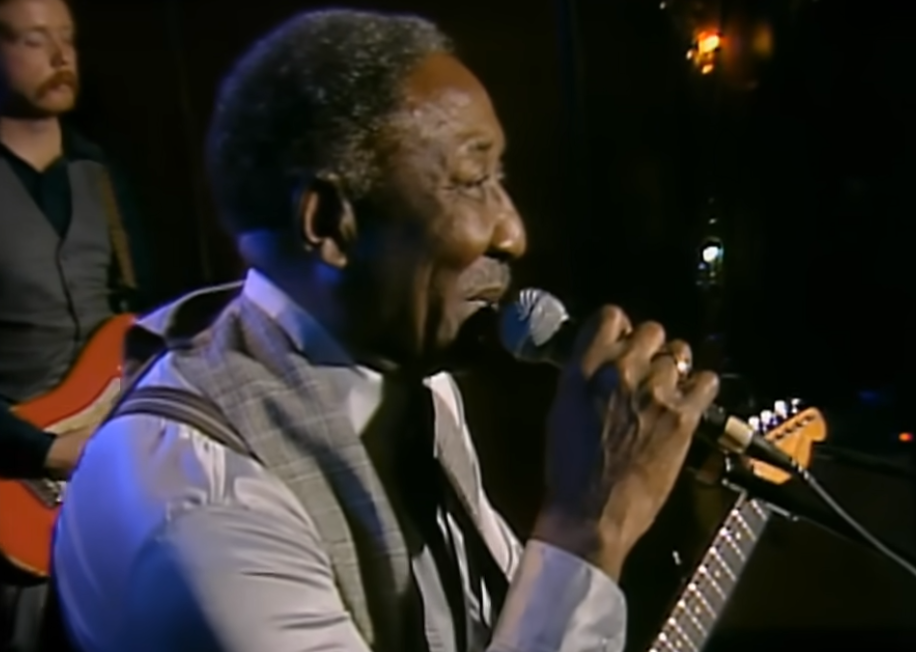 Muddy Waters on stage performing live