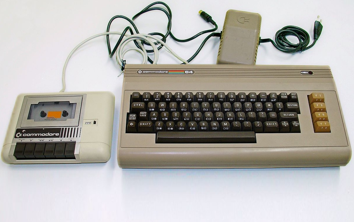 Commodore 64 With The External Power Supply