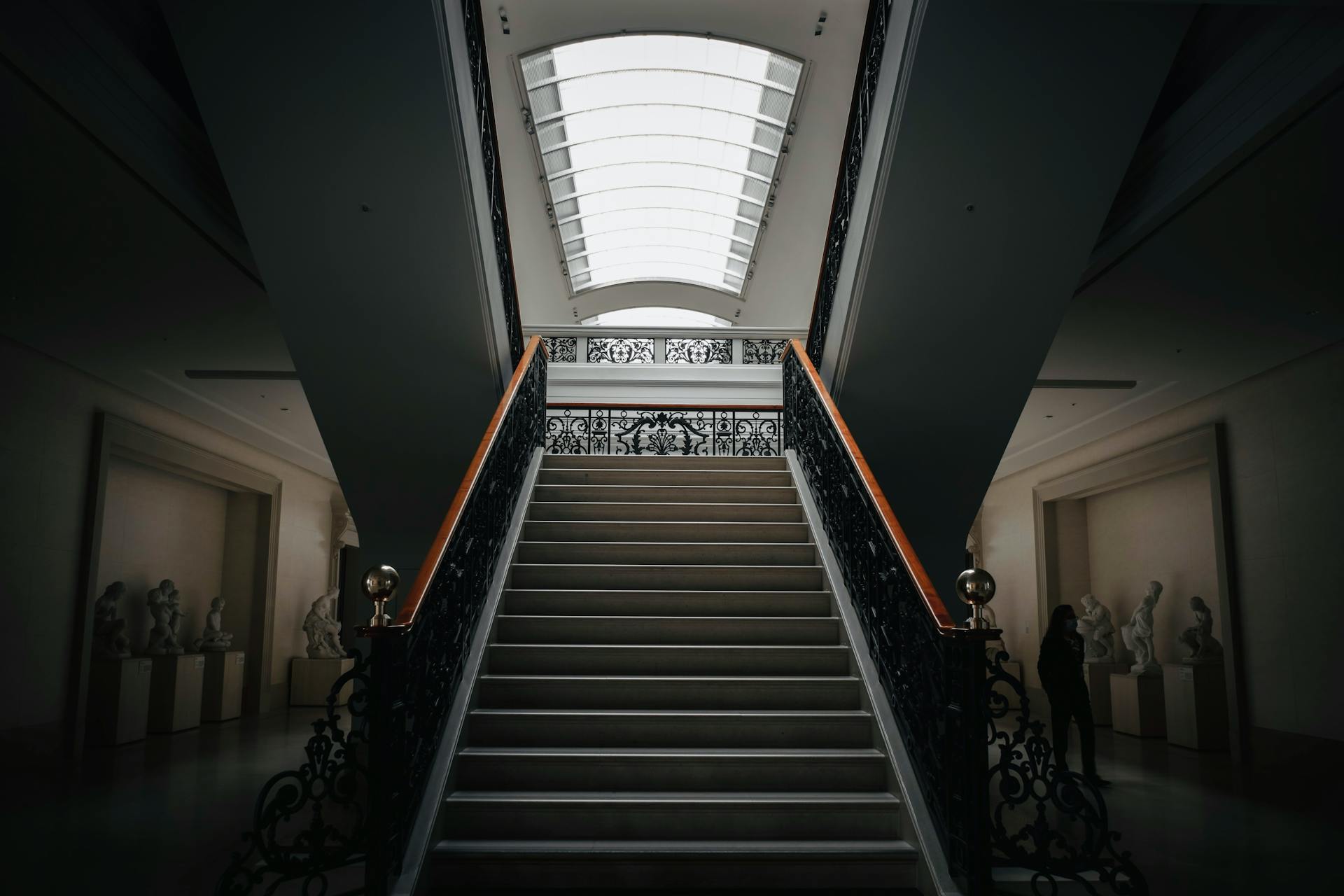Staircase inside a Museum