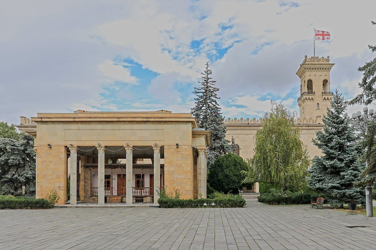 The Stalin Museum with the birth house of Stalin