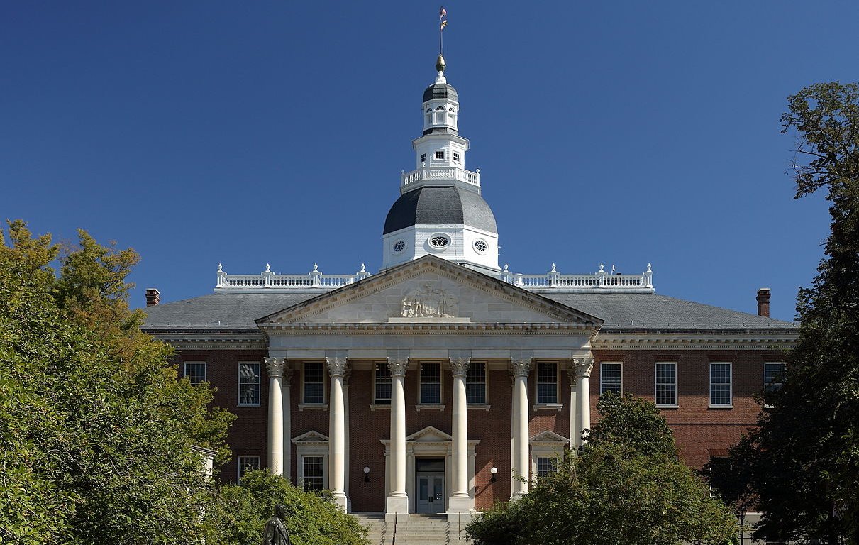 Maryland State House as seen from College Ave