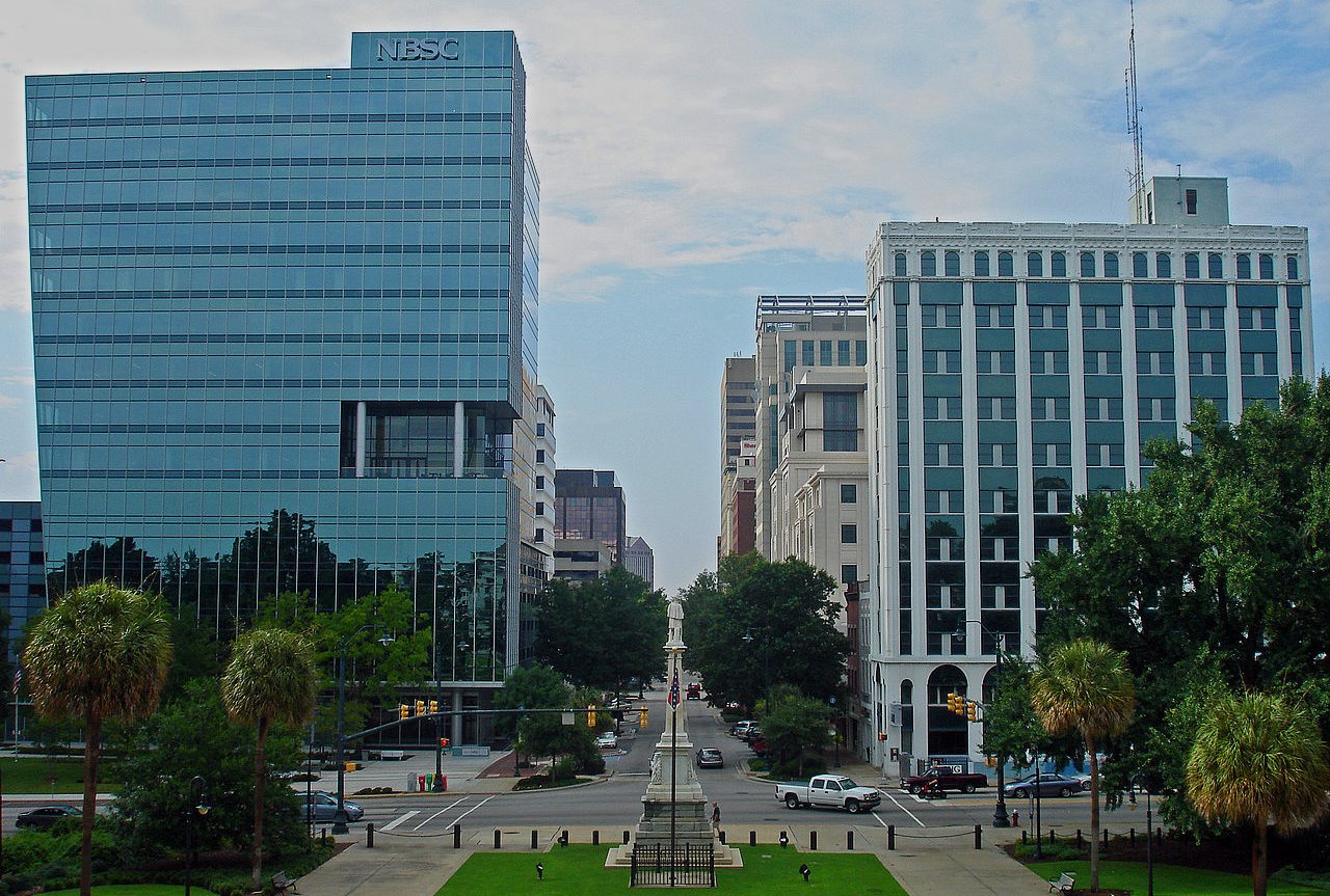 Main Street from the South Carolina Statehouse