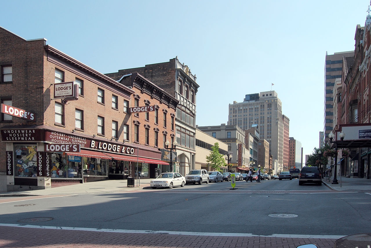 Pearl Street in Albany, New York, United States