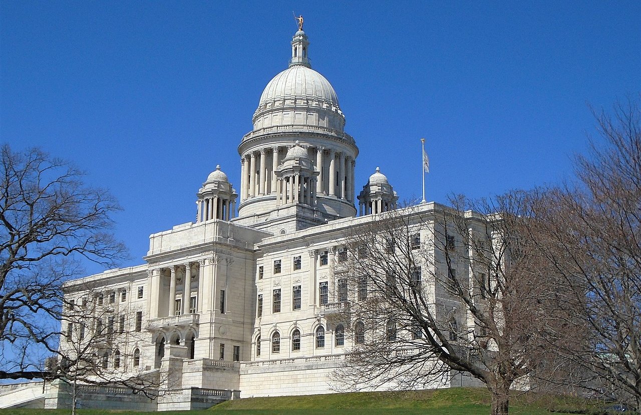 The Rhode Island State House From East