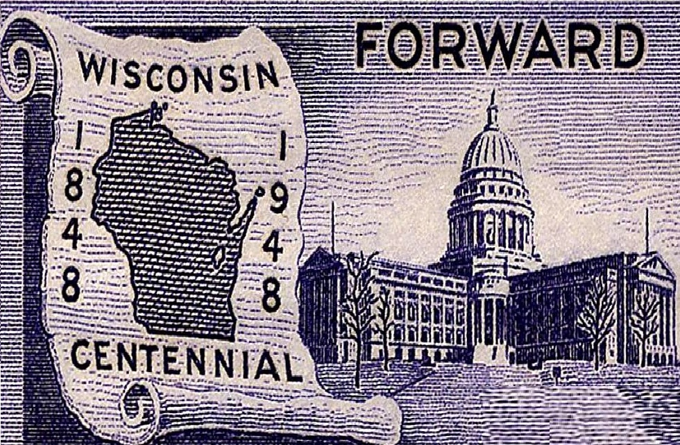 Wisconsin Statehood Centennial, 1948 issue